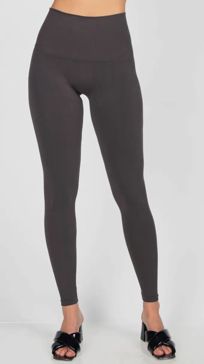 Dark Grey Tummy Tuck Leggings