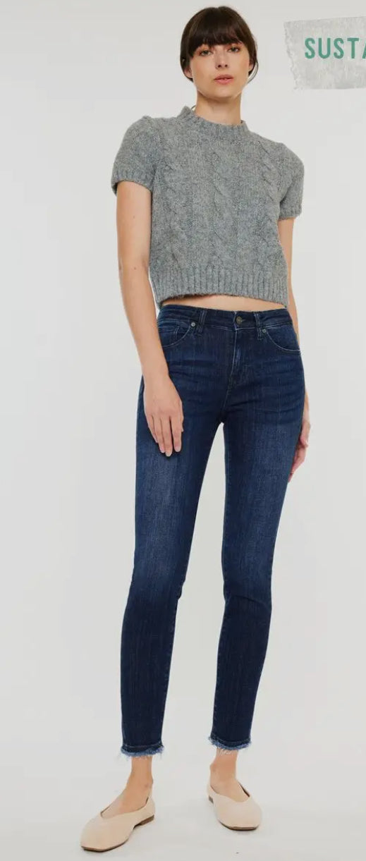 Mid Rise Ankle Skinny Jeans