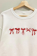 Load image into Gallery viewer, Embroidered Mini-Bows Sweatshirt
