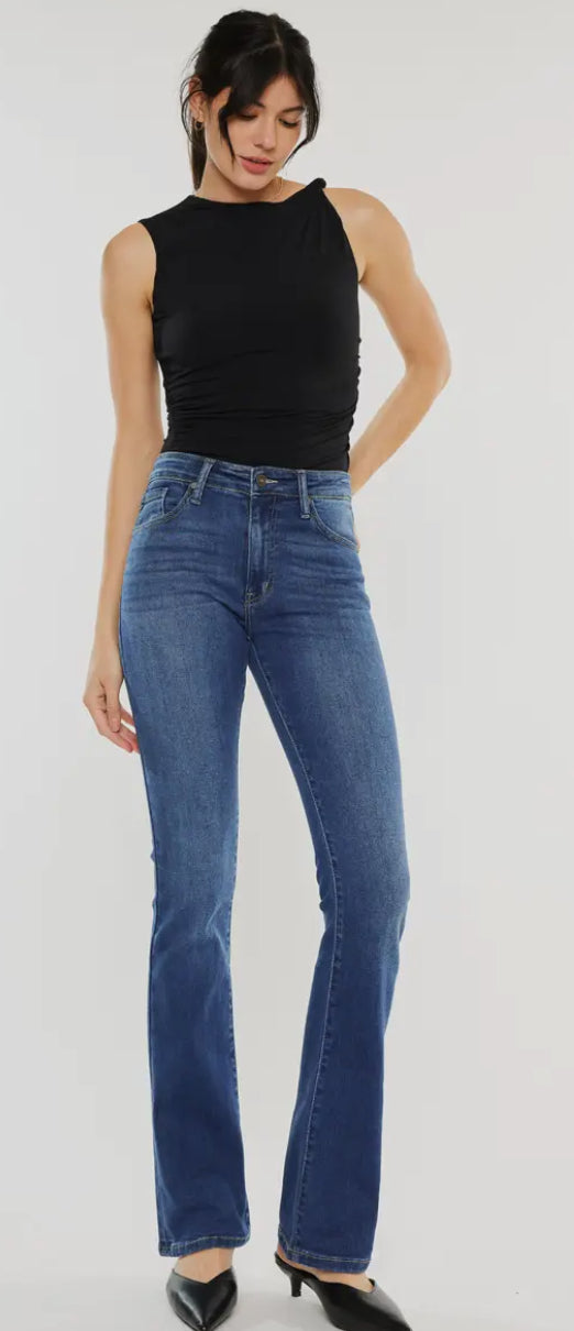 High Rise Bootcut Jeans