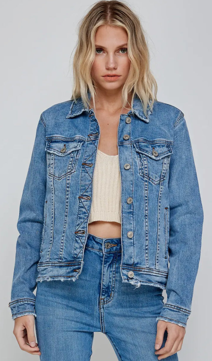 Medium Wash - Classic Denim Jacket