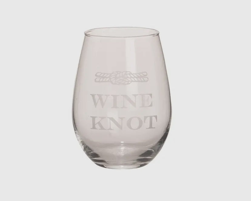 Wine Knot Stemless Glass
