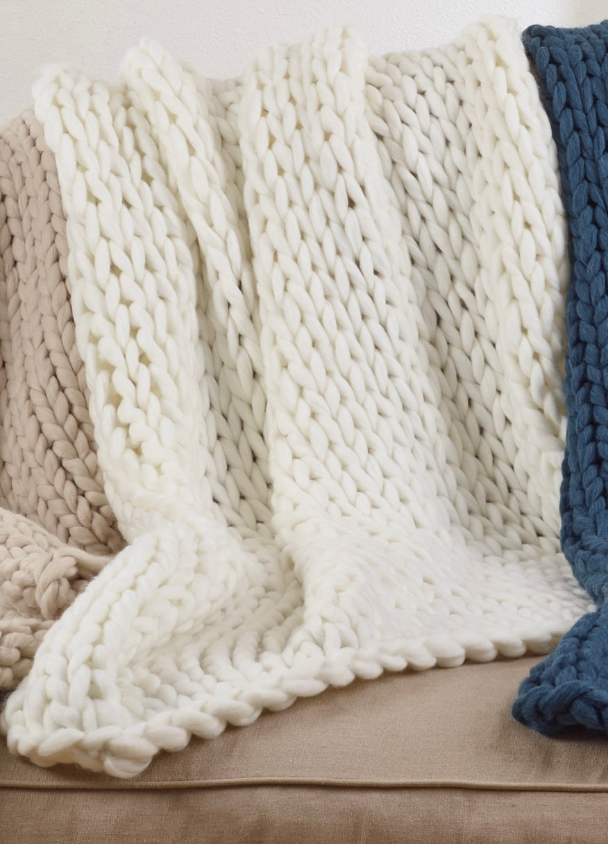 Chunky Knit Throw