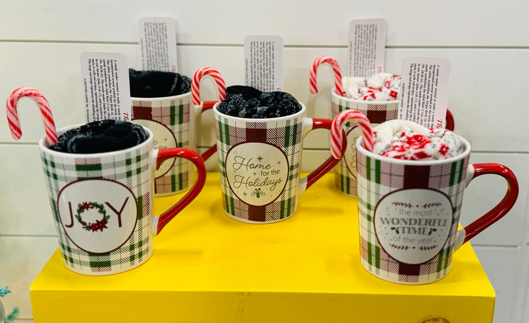 Holiday Mug Sock Gift Bundles