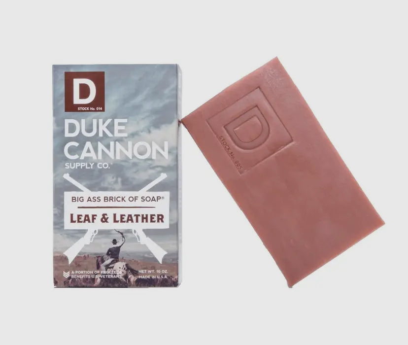 Duke Cannon Leaf & Leather Brick Of Soap
