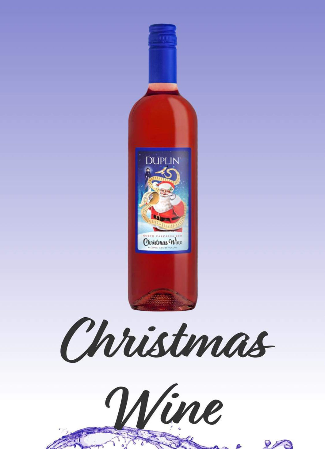 Duplin Red Blend Santa Christmas Wine