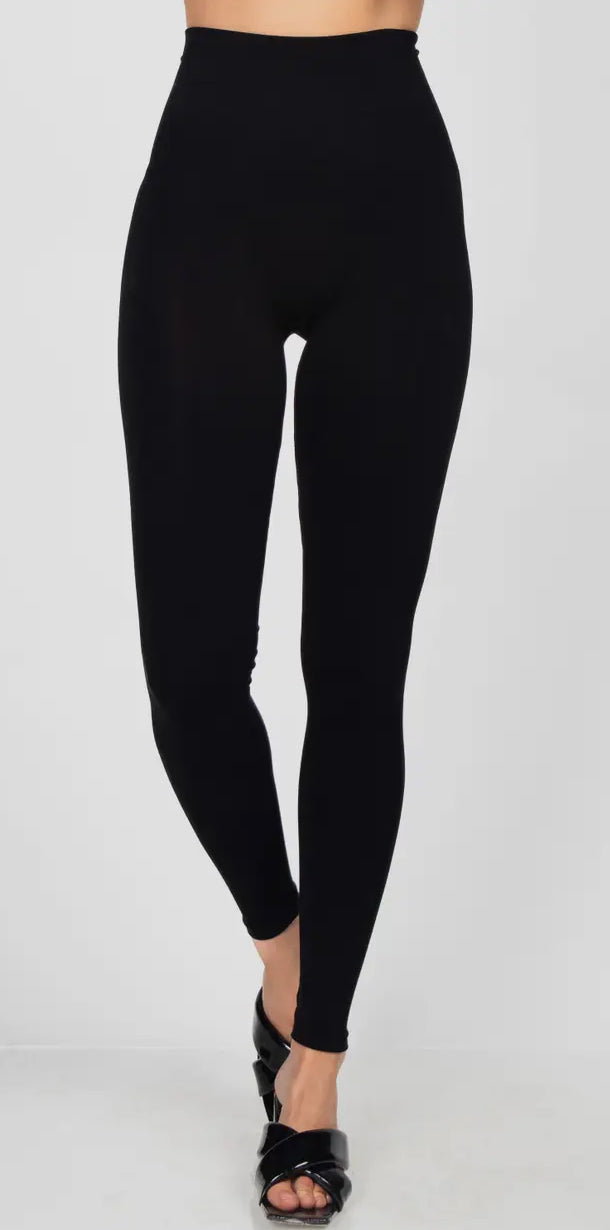 Black Tummy Tuck Leggings