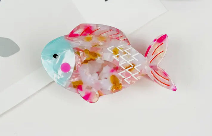 Acetate Fish Hair Clip