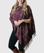 Load image into Gallery viewer, 3-in-1 Plaid Wrap
