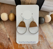 Load image into Gallery viewer, Handmade Leather Earrings
