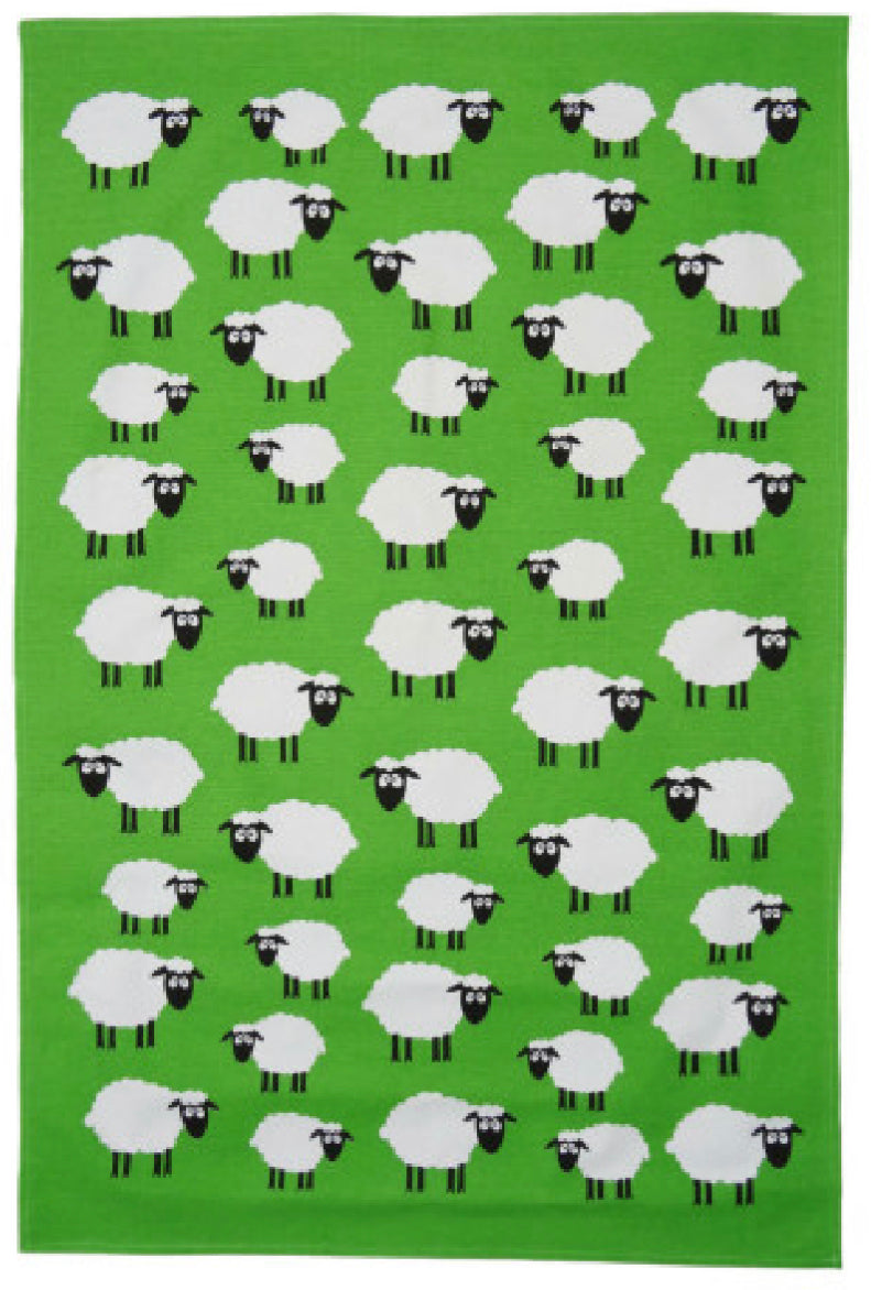 Scotland Sheep Cotton Tea Towel