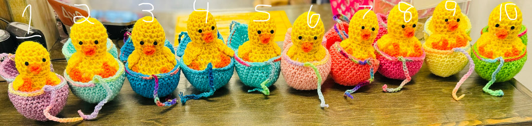 Local Crochet Chicks In Egg