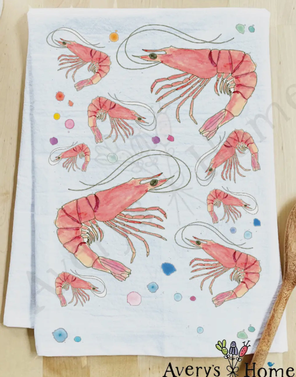 Shrimp Ocean Kitchen Towel