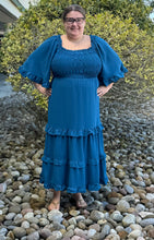 Load image into Gallery viewer, Plus Size Smocked Tiered Dress
