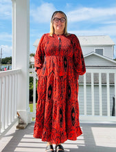 Load image into Gallery viewer, Paisley Print Midi Dress
