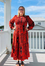 Load image into Gallery viewer, Paisley Print Midi Dress
