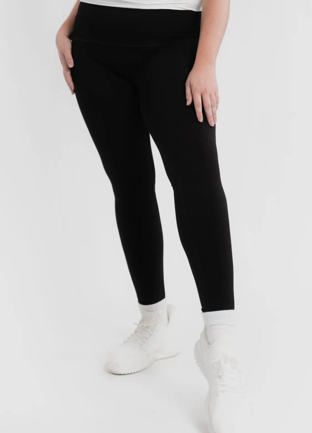 Curvy High Waisted Tummy Control Leggings