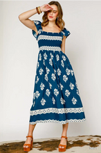 Load image into Gallery viewer, Romantic Smocked Midi Dress

