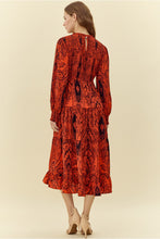 Load image into Gallery viewer, Paisley Print Midi Dress
