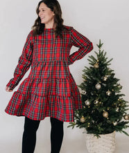 Load image into Gallery viewer, Red Tartan Plaid Dress
