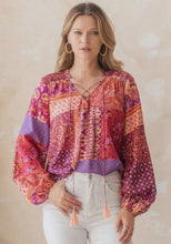 Load image into Gallery viewer, Ethnic Boho Patchwork Printed Top
