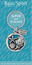 Load image into Gallery viewer, Save Our Ocean Keychains
